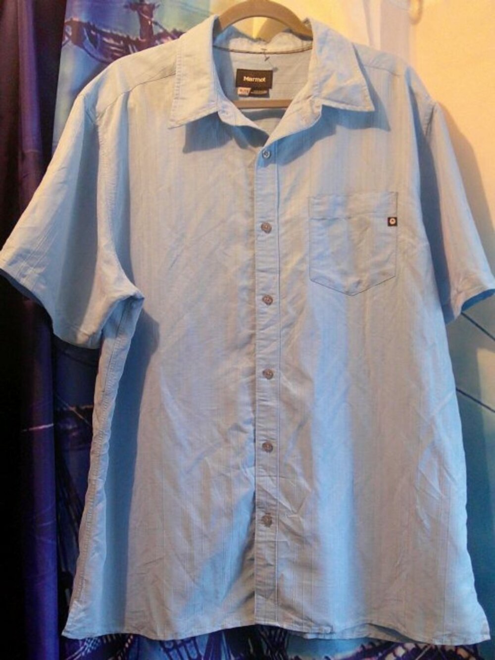 "Marmot" Tropic Weight Breathable UPF 50+ Short Sleeve SHIRT Man XL